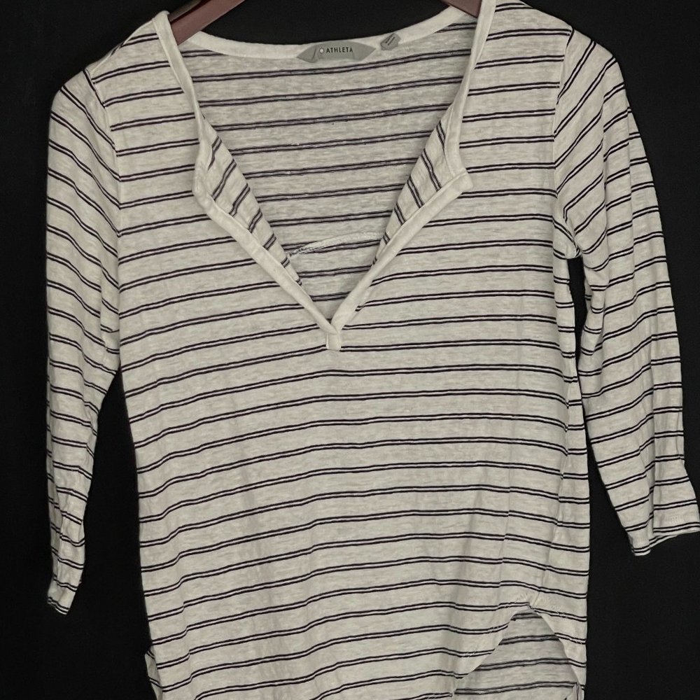 Striped Athleta shirt